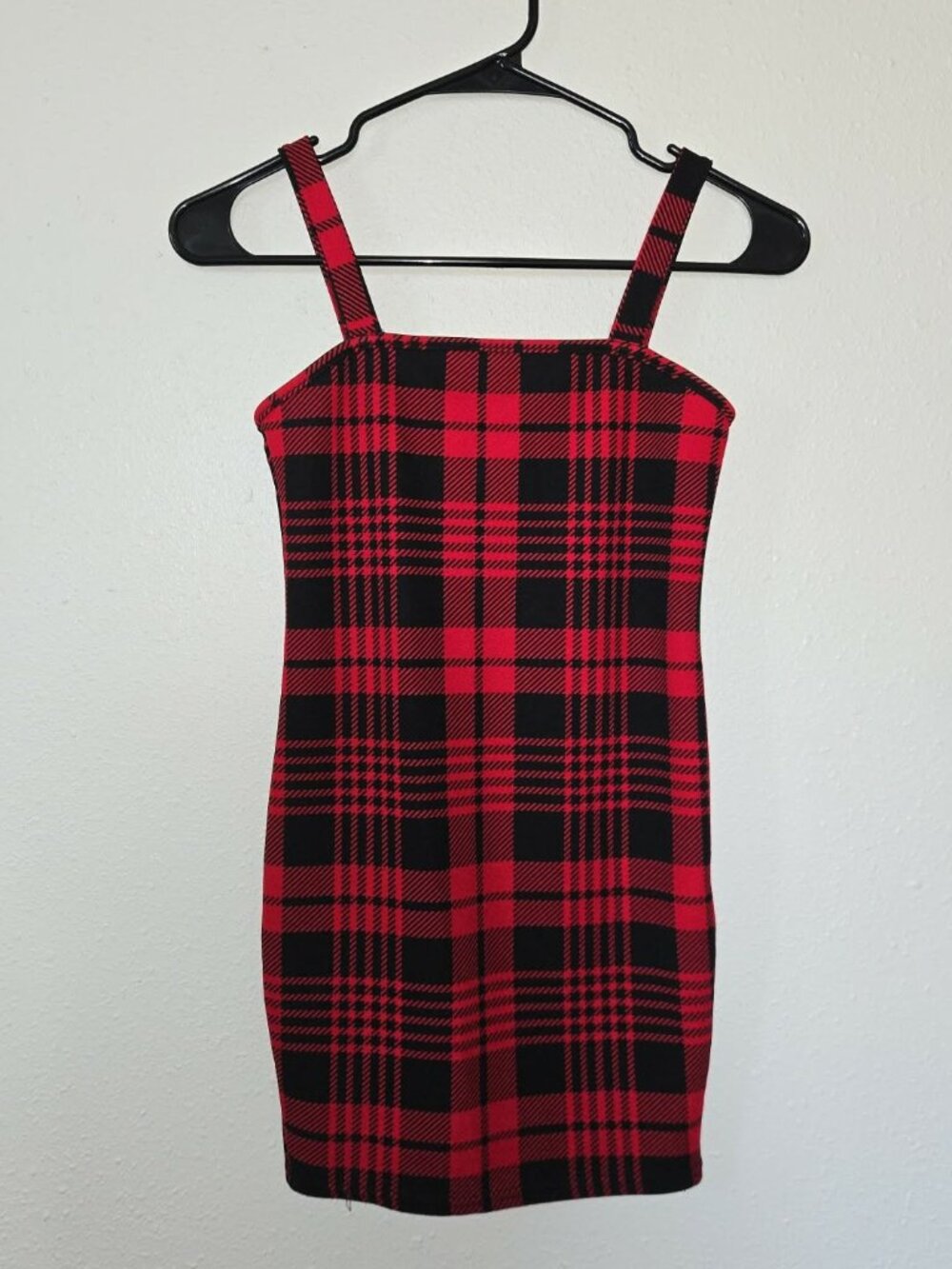 Plaid style dress